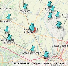 Mappa Via Antonio Marzocchi, 40017 San Giovanni in Persiceto BO, Italia (10.5455)