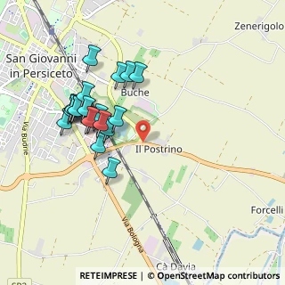 Mappa Via Antonio Marzocchi, 40017 San Giovanni in Persiceto BO, Italia (0.938)