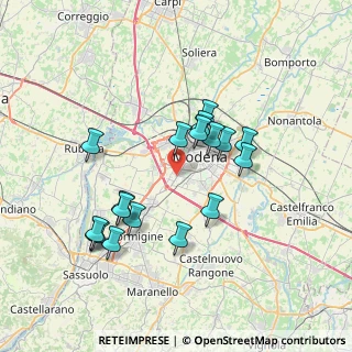 Mappa Via C. Golgi, 41126 Modena MO, Italia (6.93167)