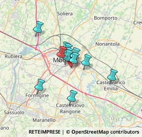 Mappa Via Pietro Bortolotti, 41125 Modena MO, Italia (4.495)