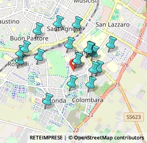 Mappa Via Taggia, 41125 Modena MO, Italia (0.816)