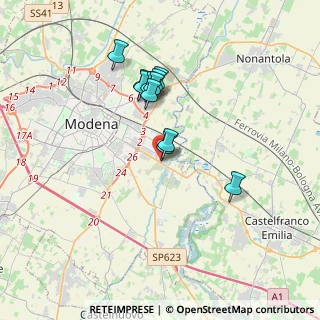 Mappa Via Nicola Porpora, 41122 Modena MO, Italia (2.95727)