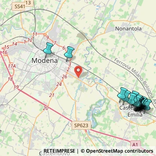 Mappa Via Nicola Porpora, 41122 Modena MO, Italia (6.841)