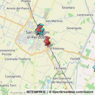 Mappa Via Giovanni Caboto, 40017 San Giovanni in Persiceto BO, Italia (1.55818)