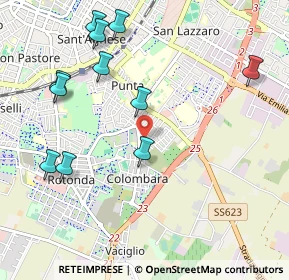 Mappa Via Mondovì, 41125 Modena MO, Italia (1.18182)