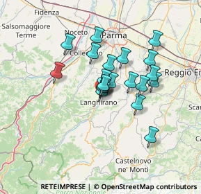 Mappa Via P. Nenni, 43013 Langhirano PR, Italia (10.304)