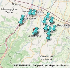 Mappa Via P. Nenni, 43013 Langhirano PR, Italia (11.5365)