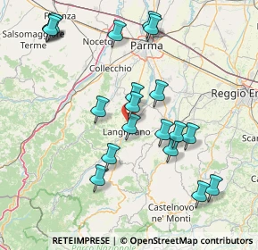 Mappa Via P. Nenni, 43013 Langhirano PR, Italia (16.6535)