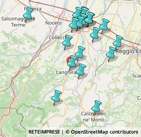 Mappa Via P. Nenni, 43013 Langhirano PR, Italia (16.62789)