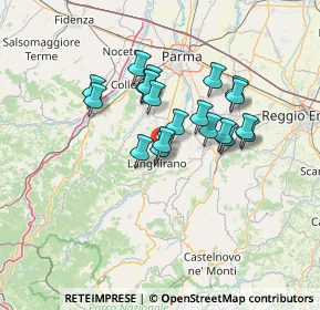 Mappa Via P. Nenni, 43013 Langhirano PR, Italia (10.9525)