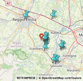 Mappa Via per Reggio, 42019 Reggio nell'Emilia RE, Italia (5.86091)