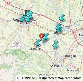 Mappa Via per Reggio, 42019 Reggio nell'Emilia RE, Italia (7.683)