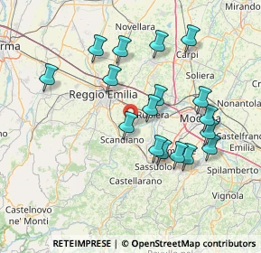 Mappa Via per Reggio, 42019 Reggio nell'Emilia RE, Italia (14.38706)