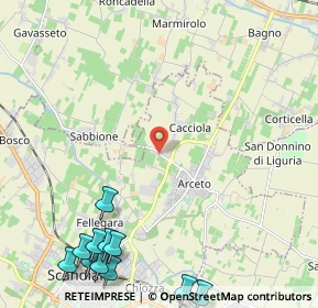 Mappa Via per Reggio, 42019 Reggio nell'Emilia RE, Italia (3.42364)