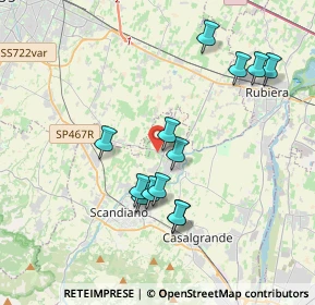 Mappa Via per Reggio, 42019 Reggio nell'Emilia RE, Italia (3.61462)