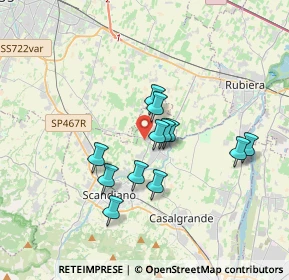 Mappa Via per Reggio, 42019 Reggio nell'Emilia RE, Italia (2.87333)