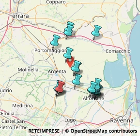 Mappa Via Oca Campazzo, 44011 Argenta FE, Italia (13.337)