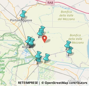 Mappa Via Oca Campazzo, 44011 Argenta FE, Italia (6.68667)
