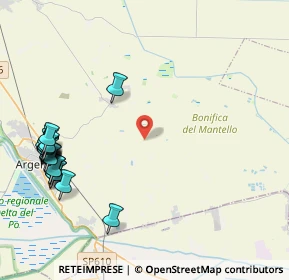 Mappa Via Oca Campazzo, 44011 Argenta FE, Italia (5.5355)