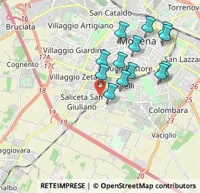 Mappa Via Luca Signorelli, 41125 Modena MO, Italia (1.77231)