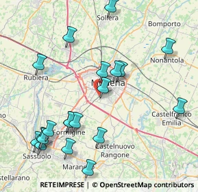 Mappa Via Beato Angelico, 41125 Modena MO, Italia (9.315)
