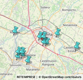 Mappa Via Luca Signorelli, 41125 Modena MO, Italia (7.6175)