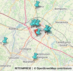 Mappa Via Luca Signorelli, 41125 Modena MO, Italia (5.84455)