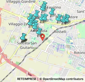 Mappa Via Luca Signorelli, 41125 Modena MO, Italia (0.9785)