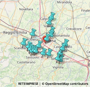 Mappa Via Fausta Massolo, 41126 Modena MO, Italia (11.4695)