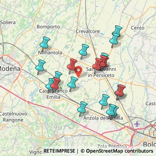 Mappa Via Garzolè, 40017 San Giovanni in Persiceto BO, Italia (7.567)