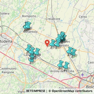 Mappa Via Garzolè, 40017 San Giovanni in Persiceto BO, Italia (7.0305)