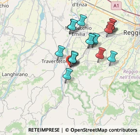 Mappa Piazza C. Sartori, 42020 San Polo d'Enza RE, Italia (6.46412)