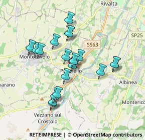 Mappa Via Taddei, 42020 Puianello RE, Italia (1.6645)