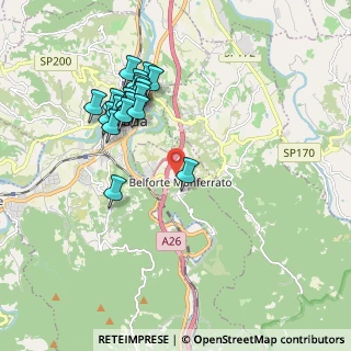 Mappa Via Chiarli, 15070 Belforte Monferrato AL, Italia (1.8865)
