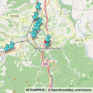 Mappa Via Chiarli, 15070 Belforte Monferrato AL, Italia (2.0825)