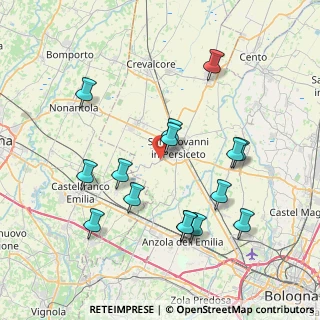Mappa SP 41, 40017 San Giovanni in Persiceto BO (8.03333)