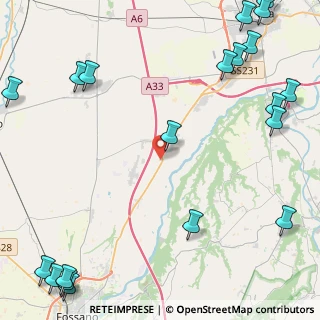 Mappa SS231, 12040 Cervere CN, Italia (7.252)