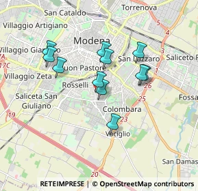 Mappa Via Milano, 41125 Modena MO, Italia (1.47545)