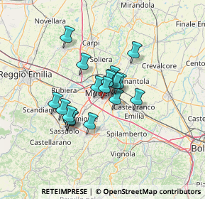 Mappa Via Legnano, 41125 Modena MO, Italia (9.10389)