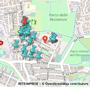 Mappa Via Legnano, 41125 Modena MO, Italia (0.22917)