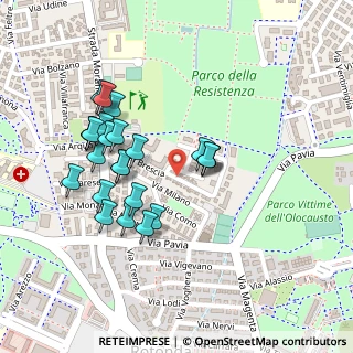 Mappa Via Legnano, 41125 Modena MO, Italia (0.22917)