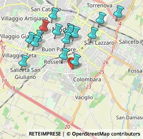 Mappa Via Legnano, 41125 Modena MO, Italia (1.98176)