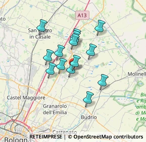 Mappa Via G. Garibaldi, 40061 Minerbio BO, Italia (5.34929)