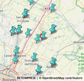 Mappa Via G. Garibaldi, 40061 Minerbio BO, Italia (9.3505)