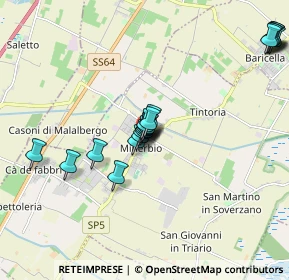 Mappa Via G. Garibaldi, 40061 Minerbio BO, Italia (1.77)