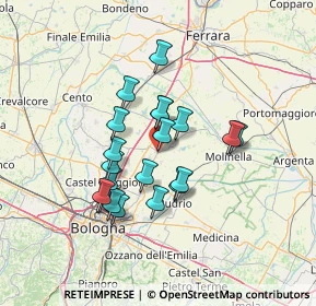 Mappa Via G. Garibaldi, 40061 Minerbio BO, Italia (11.2705)