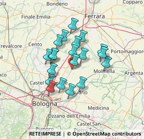 Mappa Via G. Garibaldi, 40061 Minerbio BO, Italia (10.571)