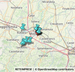 Mappa Via Giuseppe Silvati, 41125 Modena MO, Italia (6.87727)