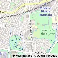 Karte Modena