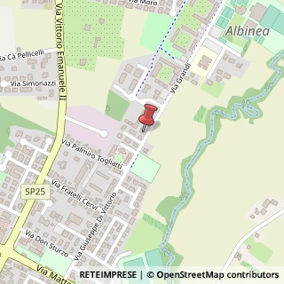 Mappa Via A. Grandi, 2, 42020 Albinea, Reggio nell'Emilia (Emilia Romagna)